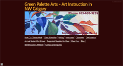 Desktop Screenshot of greenpalette.ca